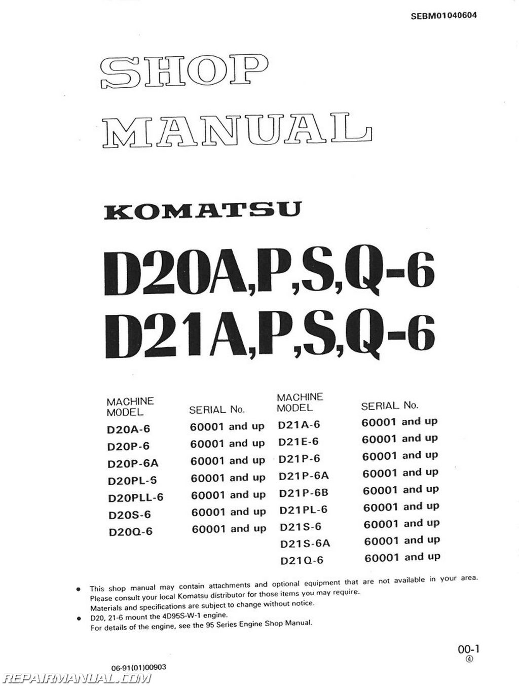 komatsu serial number decoder